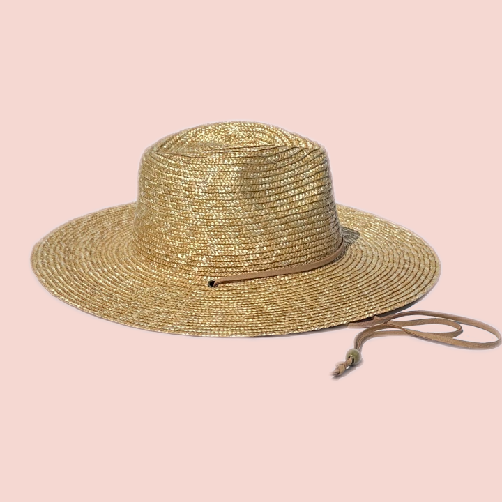 Handmade Fine Wheat Ranch Hat Side